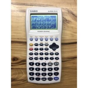 Casio FX-9750G Plus Power Graphic Calculator Teal TESTED